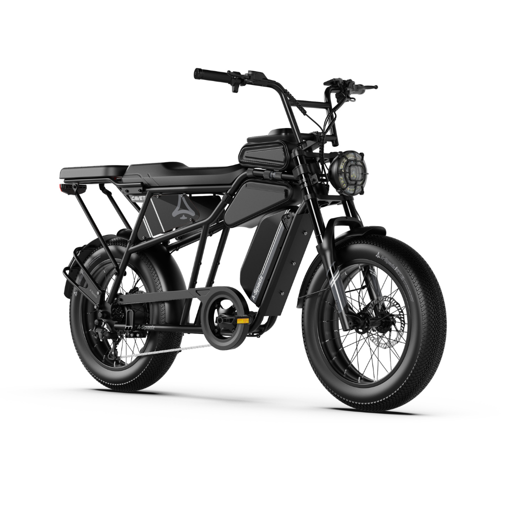 A-Spadz CAVET Air Plus | Zwart (incl. achterzitje & tasjes)