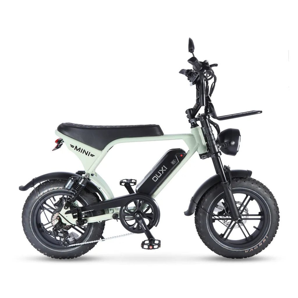 OUXI V8 Ultra Mini - Vert (incl. repose-pieds, porte-bagages avant et alarme)