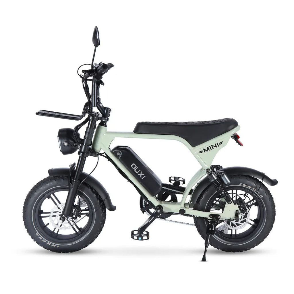OUXI V8 Ultra Mini - Vert (incl. repose-pieds, porte-bagages avant et alarme)