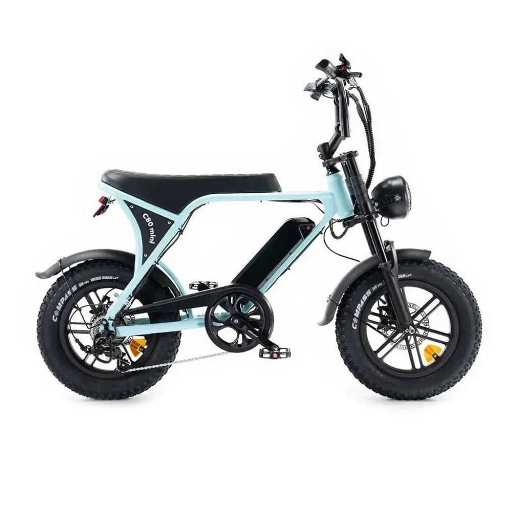 OUXI C80 Mini - Bleu clair (incl. repose-pieds et alarme)