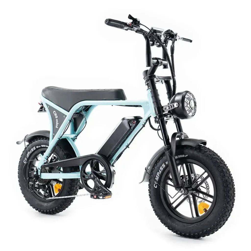 OUXI C80 Mini - Bleu clair (incl. repose-pieds et alarme)
