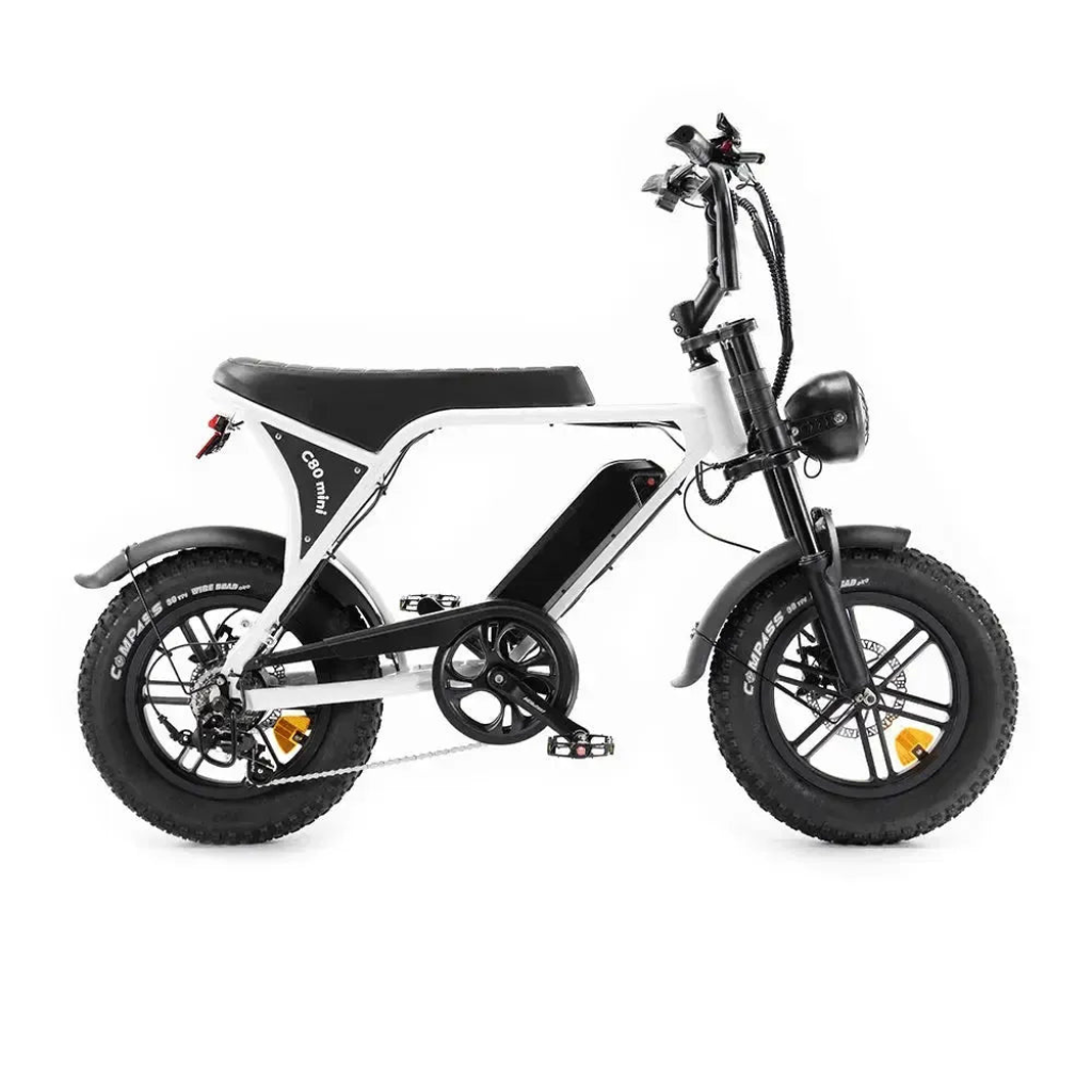 OUXI C80 Mini - Blanc (repose-pieds et alarme inclus)