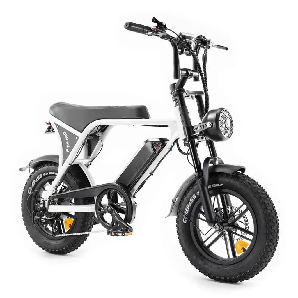 OUXI C80 Mini - Blanc (repose-pieds et alarme inclus)