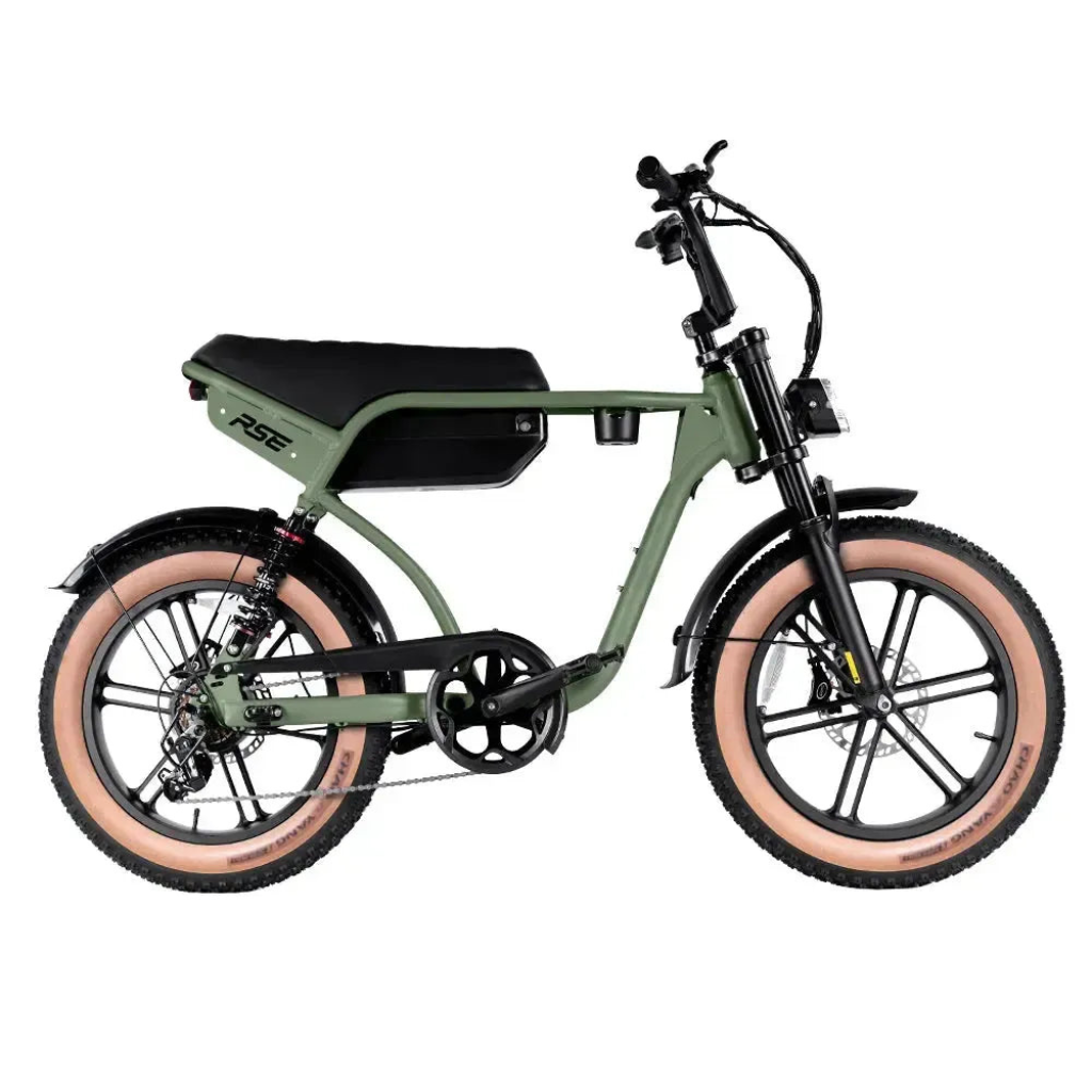 RSE Fatbike - Vert (pieds et alarme inclus)