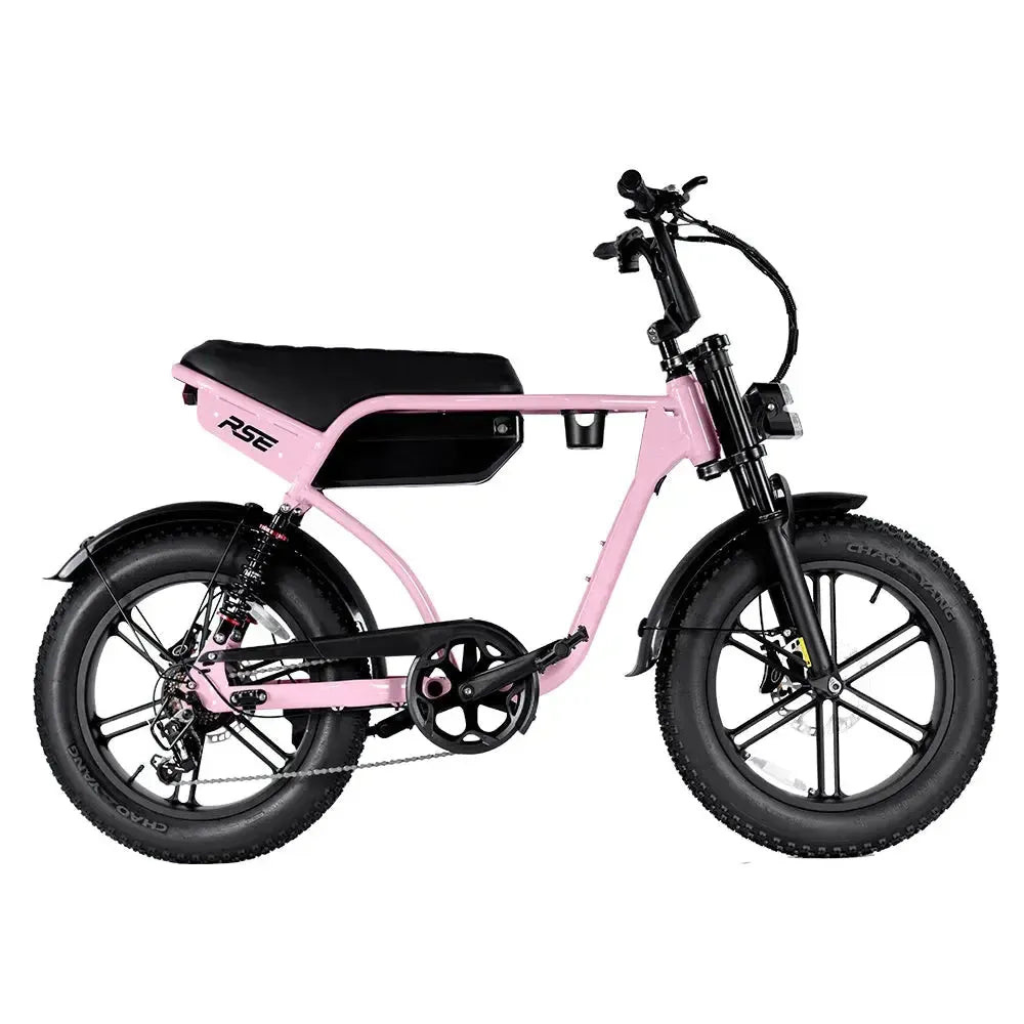 RSE Fatbike - Rose (avec repose-pieds et alarme)