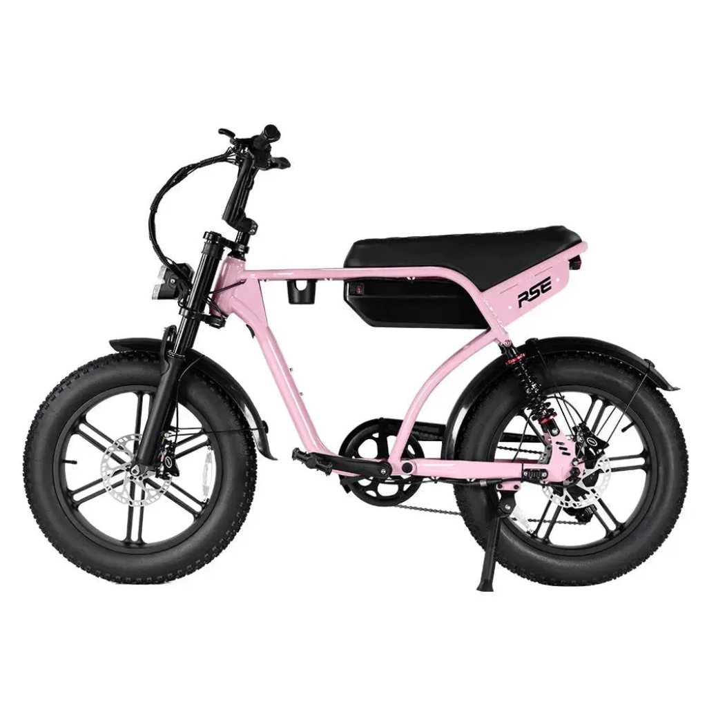 RSE Fatbike - Rose (avec repose-pieds et alarme)