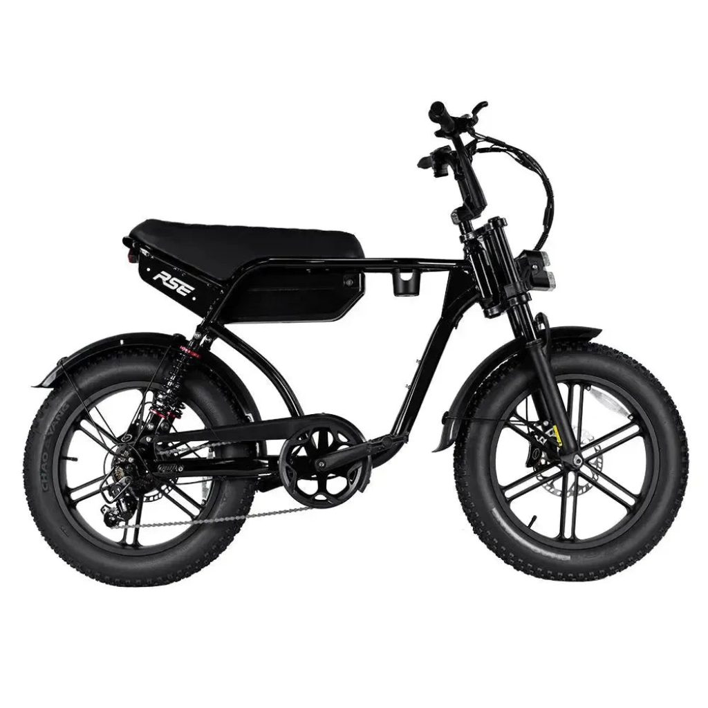 RSE Fatbike - Noir (pieds pliants & alarme inclus)