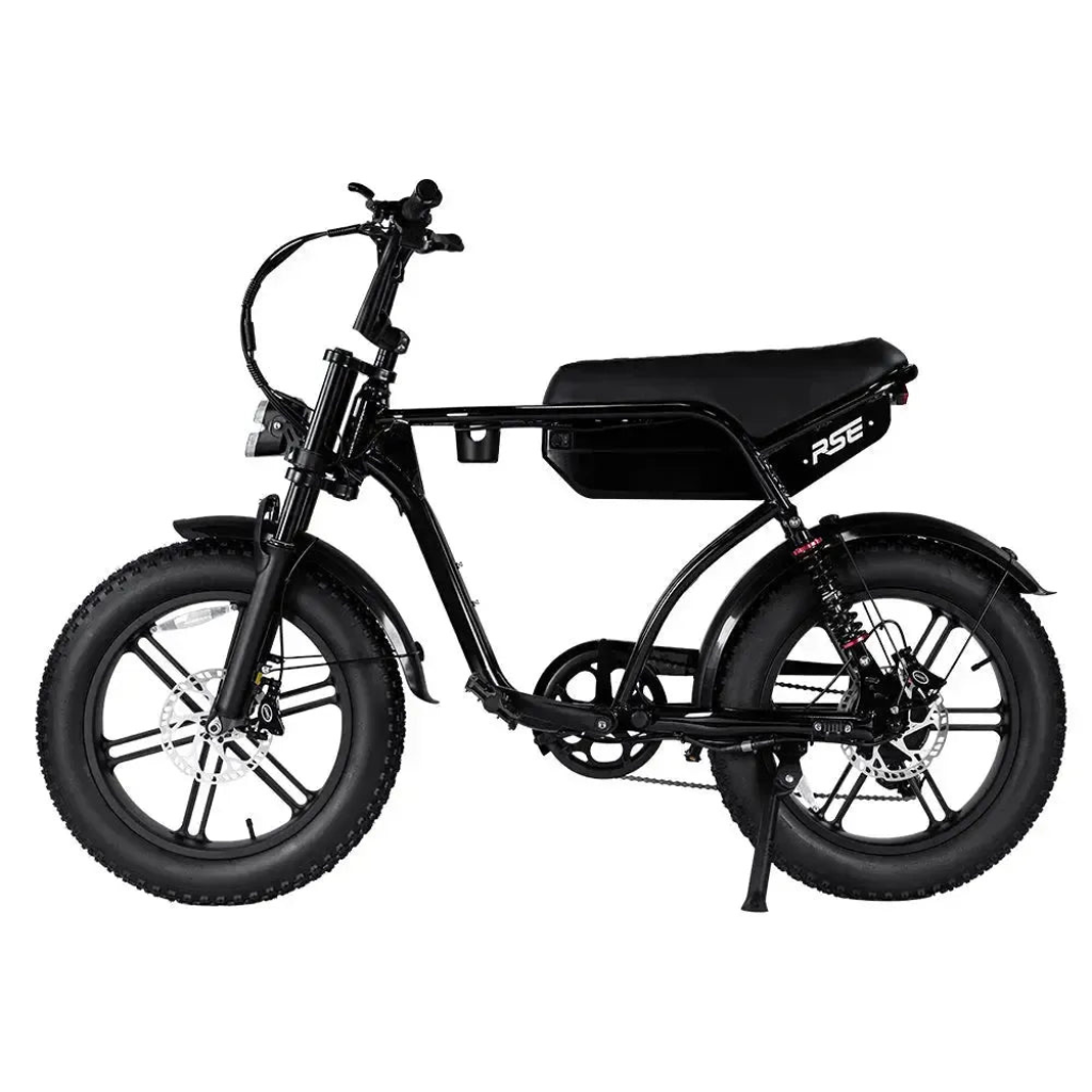 RSE Fatbike - Noir (pieds pliants & alarme inclus)