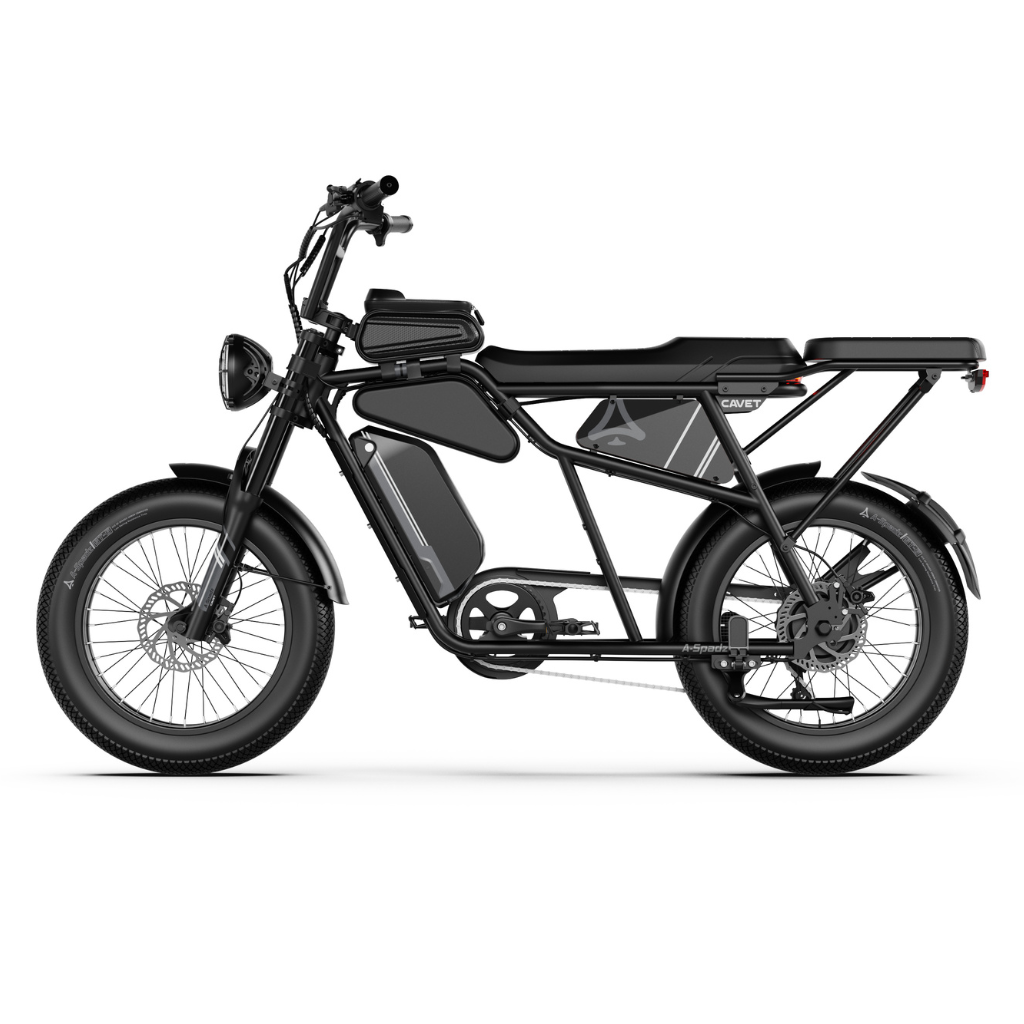 A-Spadz CAVET Air Plus | Zwart (incl. achterzitje & tasjes)A-Spadz CAVET Air Plus | Zwart (incl. achterzitje & tasjes)