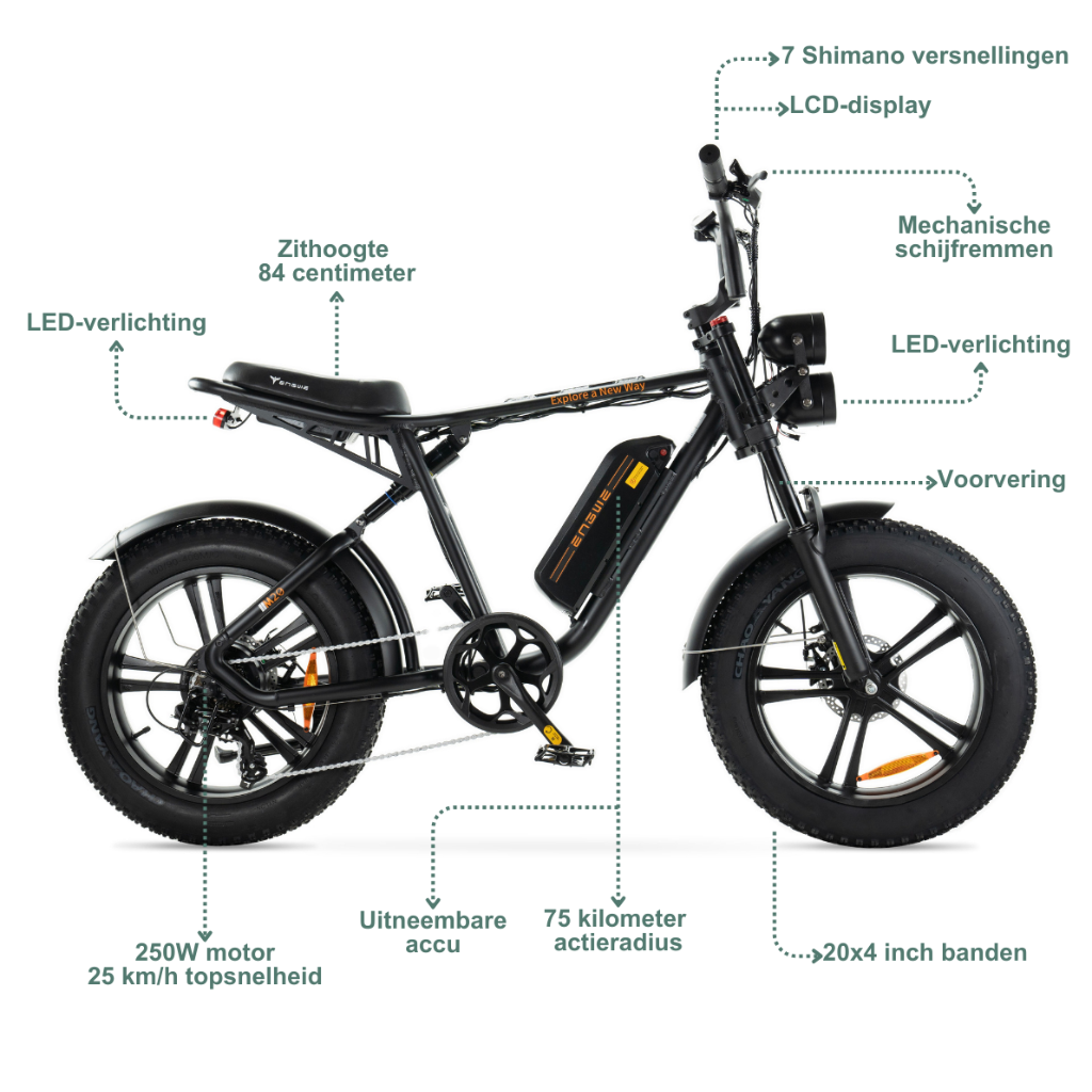 ENGWE M20 (13Ah) - ZwartENGWE M20 (13Ah) - Zwart