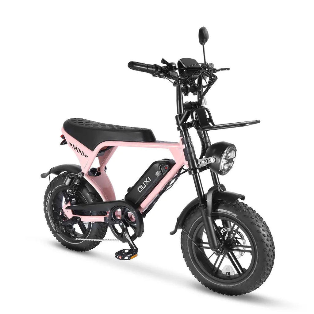 OUXI V8 Ultra Mini - Roze (incl. voetsteuntjes, voorrekje & alarm)OUXI V8 Ultra Mini - Roze (incl. voetsteuntjes, voorrekje & alarm)