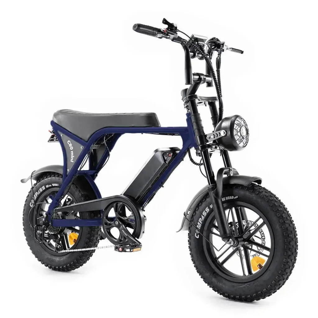 OUXI C80 Mini - Bleu foncé (repose-pieds et alarme inclus)